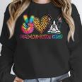 Peace Love Boston Terrier Tie Dye Dog Lover For Men Women Girls Kids Women Crewneck Sweatshirt, funny design