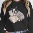 Sleepy Boston Terrier Pajama Men Women Kids Women Crewneck Sweatshirt, funny design