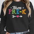 Team Pre-K Shirt PreSchool Teacher Student Back To School Women Crewneck Sweatshirt, funny design