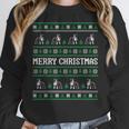 Ugly Sweater Boston Terrier Dog Christmas Dog Lover Xmas Men Women Kids Women Crewneck Sweatshirt, Boston Terrier Christmas Gifts, funny design