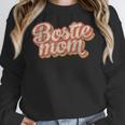Vintage Boston Terrier Mom Dog Lover Pet Bostie Mama Men Women Girls Kids Women Crewneck Sweatshirt, Mom Gifts, Boston Terrier Mom Gifts, funny design