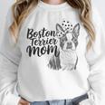 Boston Terrier Dog Bostie Mom Idea For Women Women Crewneck Sweatshirt, Mom Gifts, Boston Terrier Mom Gifts, funny design