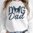 Boston Terrier Dog Dad Women Crewneck Sweatshirt, Boston Terrier Dad Gifts, funny design