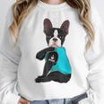 Boston Terrier I Love Mom Apparel Women Crewneck Sweatshirt, Mom Gifts, Boston Terrier Mom Gifts, funny design