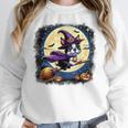 Cute Boston Terrier Halloween Costume Dog Lover Women Girls Women Crewneck Sweatshirt, Boston Terrier Halloween Gifts, funny design