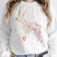 Floral FLower Boston Terrier Mom Grandma Women Crewneck Sweatshirt, Mom Gifts, Boston Terrier Mom Gifts, funny design