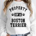 Property Of Boston Terrier Boston Terrier Shirt Women Crewneck Sweatshirt, funny design