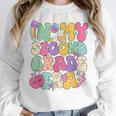 In My Second Grade Era Teachers Women Back To School Girls Women Crewneck Sweatshirt, funny design