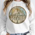 Sedona Arizona Nature Mountains Hiking Outdoors Women Crewneck Sweatshirt, funny design