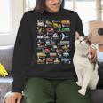 Alphabet Vehicles ABCs Learning Teachers Kids Boys Girls Women Crewneck Sweatshirt, gift for family, gift for coworker