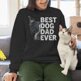 Best Dog Dad Ever Boston Terrier Dog Lover For Dad Men Women Girls Kids Women Crewneck Sweatshirt, Boston Terrier Dad Sweatshirts, gift for family, gift for coworker