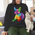 Dog Lover Boston Terrier Dog Colorful Boston Terrier Men Women Kids Women Crewneck Sweatshirt, gift for family, gift for coworker