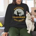 Montessori Teachers Love Brains Halloween Novelty Men Women Women Crewneck Sweatshirt, gift for family, gift for coworker