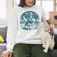 Boston Terrier Cowboy UFO Shirt Vintage Western Dog Mom Tee Women Crewneck Sweatshirt, Boston Terrier Mom Sweatshirts, gift for family, gift for coworker