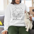 Cool Vintage Cactus Sedona Arizona Camping Souvenir Women Crewneck Sweatshirt, gift for family, gift for coworker