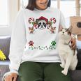 Most Likely Decorate Her Boston Terrier Dog Ugly Christmas Women Crewneck Sweatshirt, Boston Terrier Christmas Sweatshirts, gift for family, gift for coworker