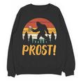 Bigfoot Sasquatch Prost Retro Bavarian Oktoberfest Men Women Women Crewneck Sweatshirt, novelty gifts, funny gifts