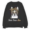 Birthday And Mother's Day -Boston Terrier Mom Women Crewneck Sweatshirt, novelty gifts, funny gifts
