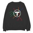 Boston T Subway Map Vintage MBTA Women Crewneck Sweatshirt, novelty gifts, funny gifts