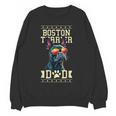 Boston Terrier Dad Boston Bull Bostie Dog Women Crewneck Sweatshirt, novelty gifts, funny gifts