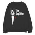 Boston Terrier Dad The DogFather Shirt Boston Terrier Women Crewneck Sweatshirt, novelty gifts, funny gifts