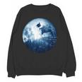 Boston Terrier Dog Moon Dog Mom Dad Women Men Dog Lovers Women Crewneck Sweatshirt, novelty gifts, funny gifts