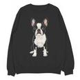 Boston Terrier Dog Motif Pet Art Boston Terrier For Men Women Kids Women Crewneck Sweatshirt, novelty gifts, funny gifts