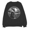 Boston Terrier Dog Nature Scene Graphic Art Men Women Girls Kids Women Crewneck Sweatshirt, novelty gifts, funny gifts