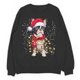 Boston Terrier Dog Ugly Christmas Dog Xmas For Men Women Kids Women Crewneck Sweatshirt, novelty gifts, funny gifts