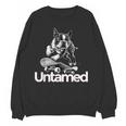 Boston Terrier Dog Untamed For Men Women Women Crewneck Sweatshirt, novelty gifts, funny gifts