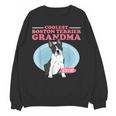 Boston Terrier Grandma Bostie Dog Owner Boston Terrier Men Women Women Crewneck Sweatshirt, novelty gifts, funny gifts