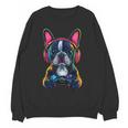 Boston Terrier Lovers Gaming Headphones Boston Terrier Women Crewneck Sweatshirt, novelty gifts, funny gifts