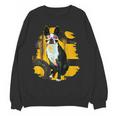 Boston Terrier s Mid-Century Modern Art s Street Grunge Women Crewneck Sweatshirt, novelty gifts, funny gifts