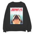 Boston Terriers Jowls Dog Mom Dog Dad Women Crewneck Sweatshirt, novelty gifts, funny gifts