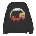 Catch Some Rays Vintage Retro Grizzly Bear Women Crewneck Sweatshirt, novelty gifts, funny gifts