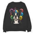 Celebration Event Birthday Party Boston Terrier Women Crewneck Sweatshirt, novelty gifts, funny gifts