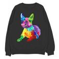 Dog Lover Boston Terrier Dog Colorful Boston Terrier Men Women Kids Women Crewneck Sweatshirt, novelty gifts, funny gifts