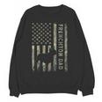 Frenchton Dad French Bulldog Boston Terrier Camo USA Flag Women Crewneck Sweatshirt, novelty gifts, funny gifts