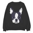 Kids Boston Terrier Dog For Women And Girls Women Crewneck Sweatshirt, novelty gifts, funny gifts