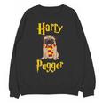 Lovely Harry Pugger Pug Women Crewneck Sweatshirt, novelty gifts, funny gifts