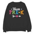 Team Pre-K Shirt PreSchool Teacher Student Back To School Women Crewneck Sweatshirt, novelty gifts, funny gifts
