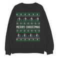 Ugly Sweater Boston Terrier Dog Christmas Dog Lover Xmas Men Women Kids Women Crewneck Sweatshirt, novelty gifts, funny gifts