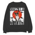 Vintage Japanese Dogzilla Boston Terrier Women Crewneck Sweatshirt, novelty gifts, funny gifts