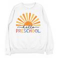 Back To School Hello Preschool For Kids Teacher Women Women Crewneck Sweatshirt, novelty gifts, funny gifts