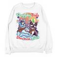 Boston Terrier Dog Christmas Snowman Winter Snow Women Crewneck Sweatshirt, novelty gifts, funny gifts