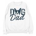 Boston Terrier Dog Dad Women Crewneck Sweatshirt, novelty gifts, funny gifts