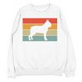 Boston Terrier Dog Lover Retro Vintage Cool For Dog Owner Women Crewneck Sweatshirt, novelty gifts, funny gifts
