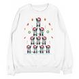 Boston Terrier Xmas Tree Lights For Men Women Boston Terrier Women Crewneck Sweatshirt, novelty gifts, funny gifts