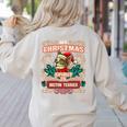 Boston Terrier My Christmas Spirit Dog Santa Claus X-Mas Women's Sweatshirt Back Print Sand