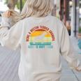 Being a Boston Terrier Grandpa Is Ruff Boston Terrier Women's Sweatshirt Back Print Sand